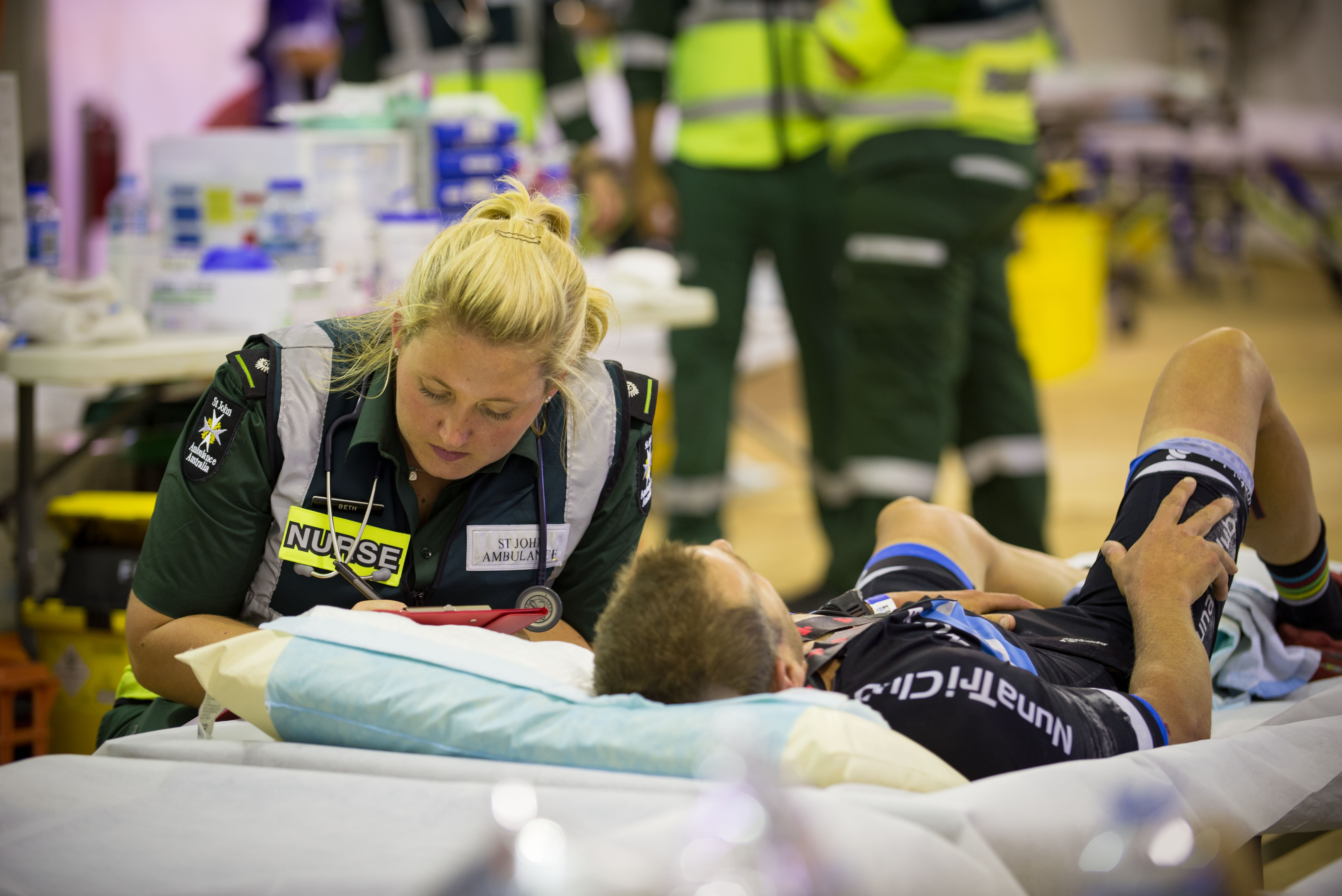 st john first aid at events volunteers