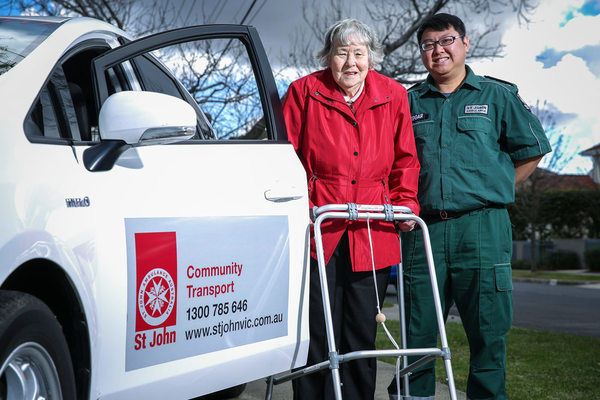 St John community transport service