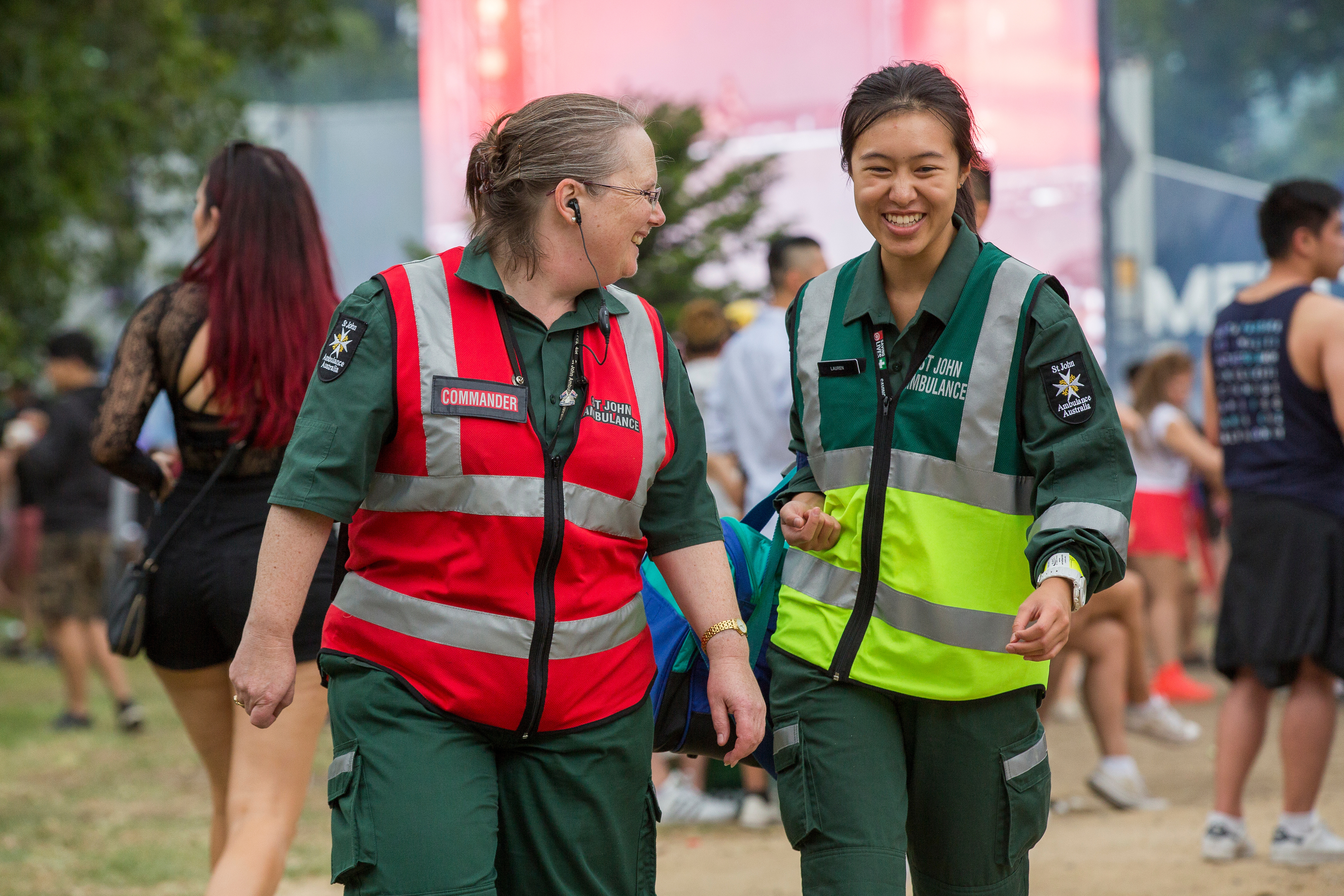 St John first aid at events volunteers