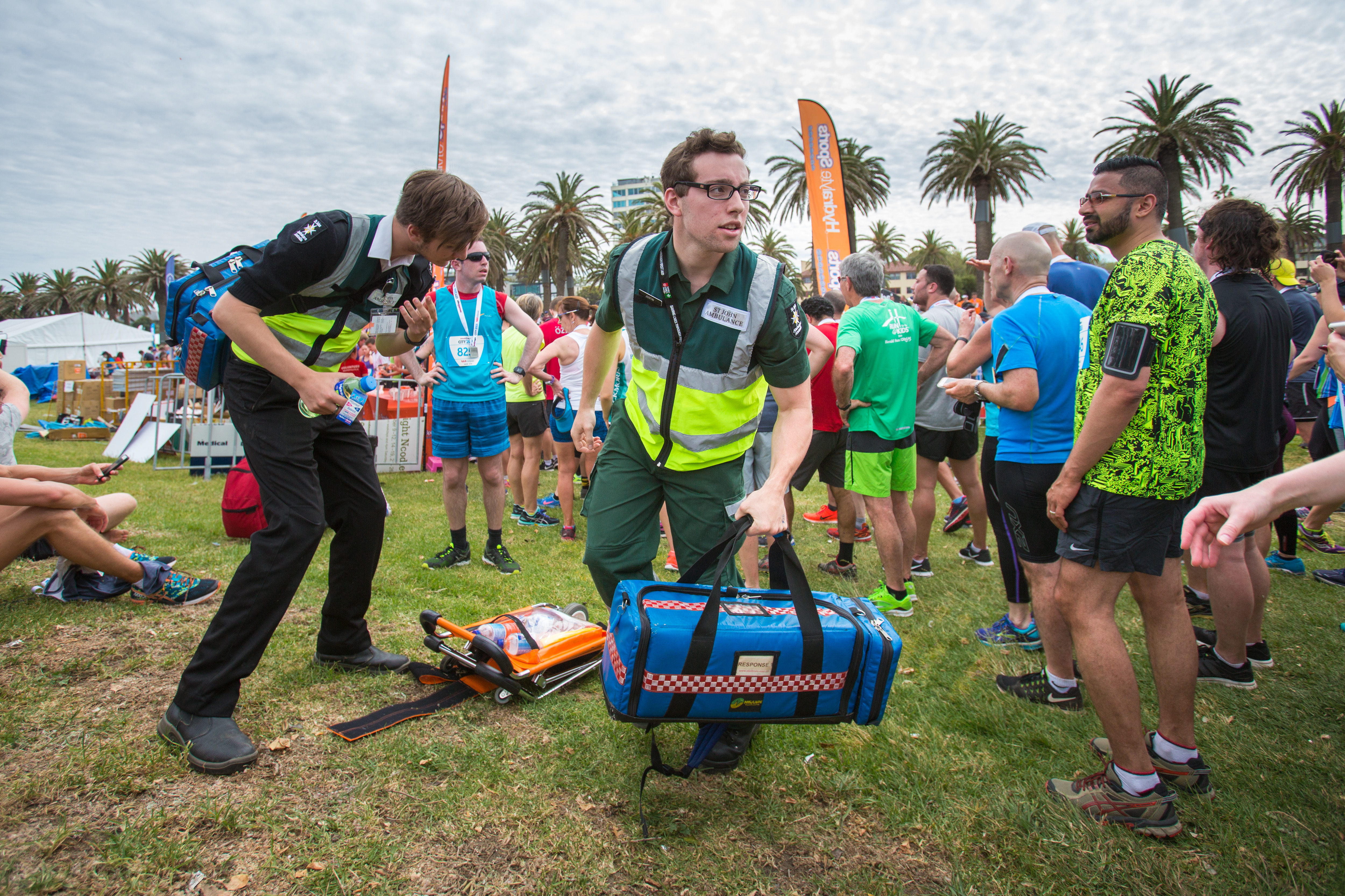 St John first aid at events volunteers