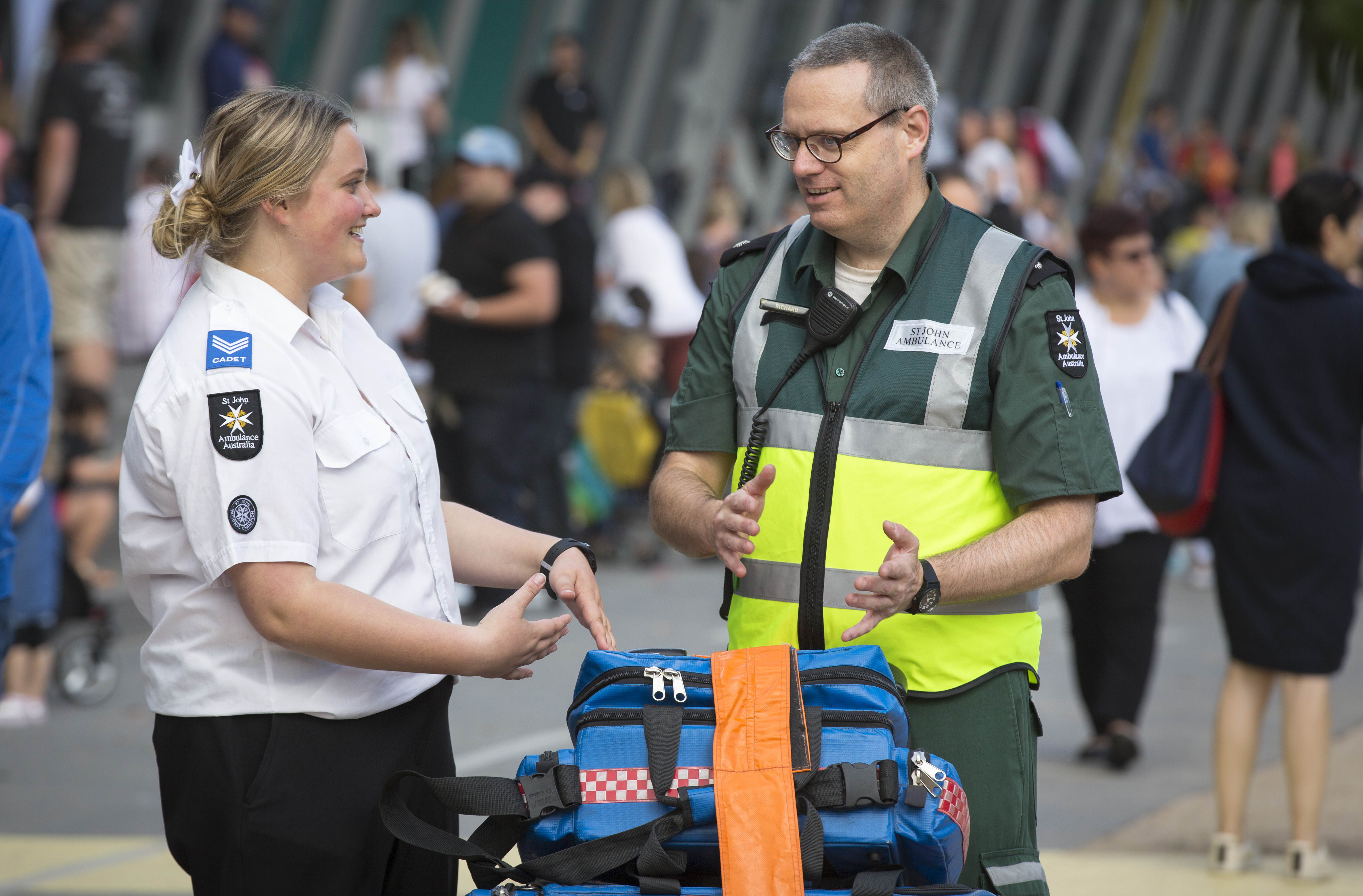 St John first aid at events volunteers