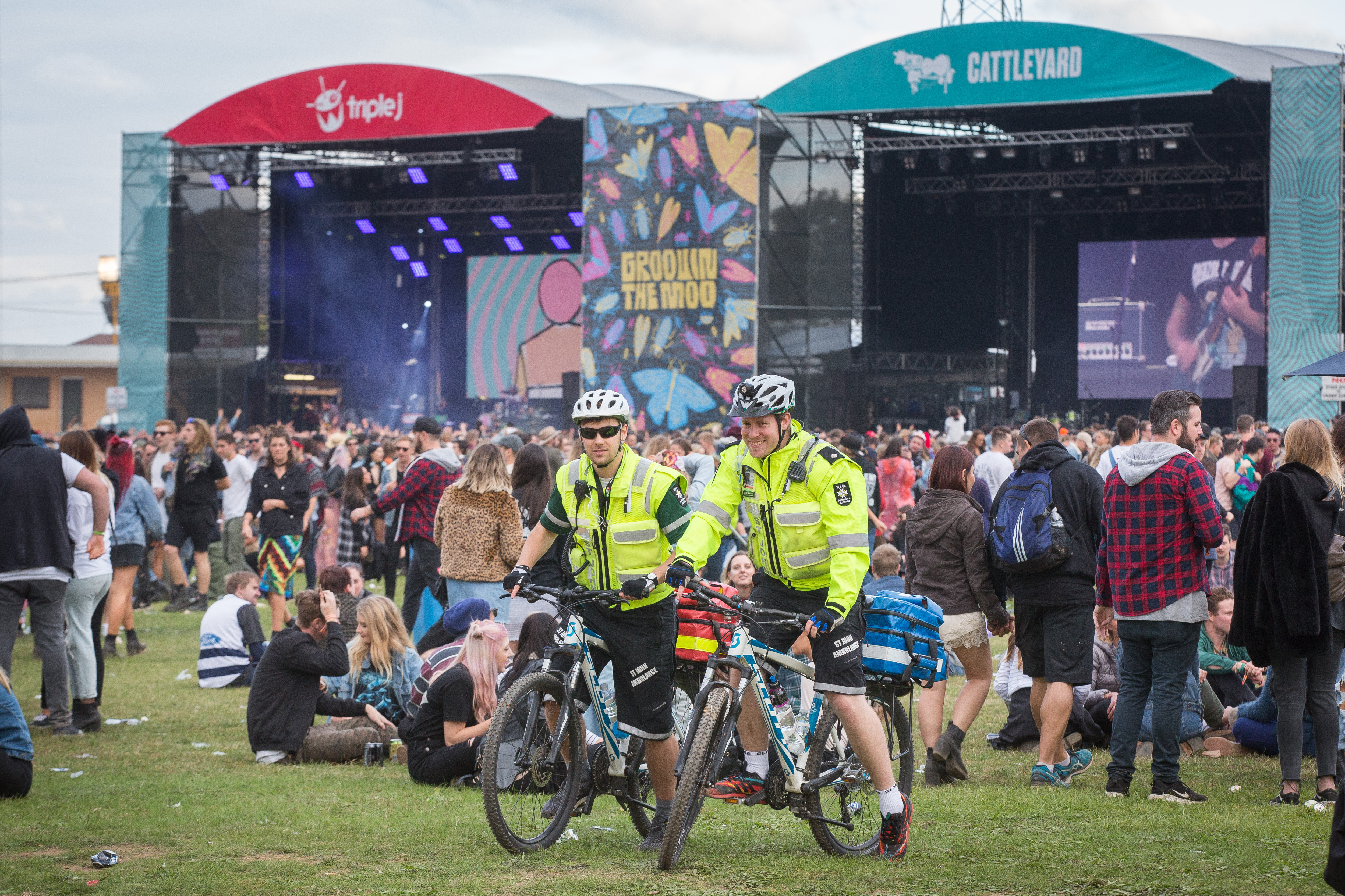 St John first aid at events bicycle emergency response team