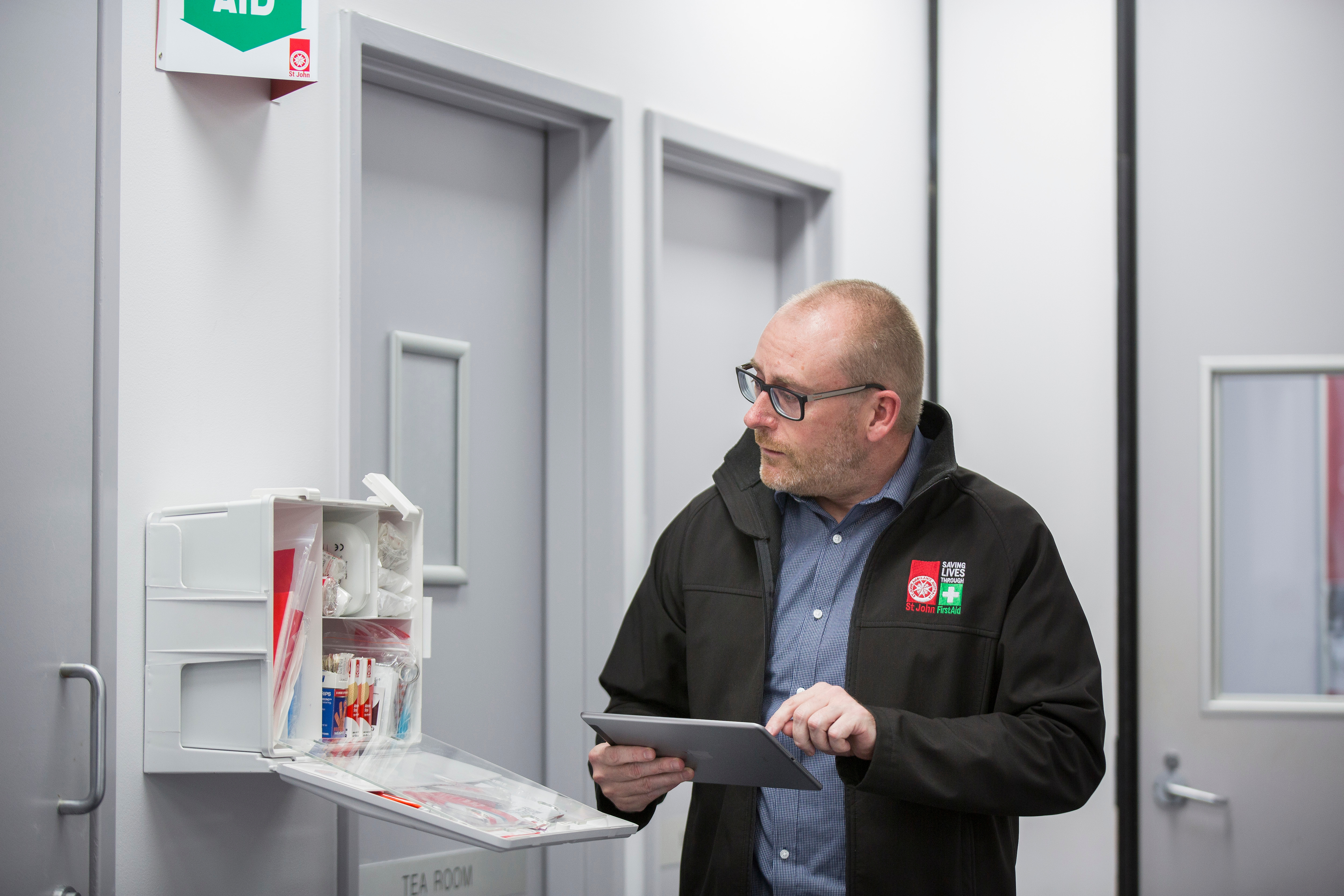 St John first aid kit servicing