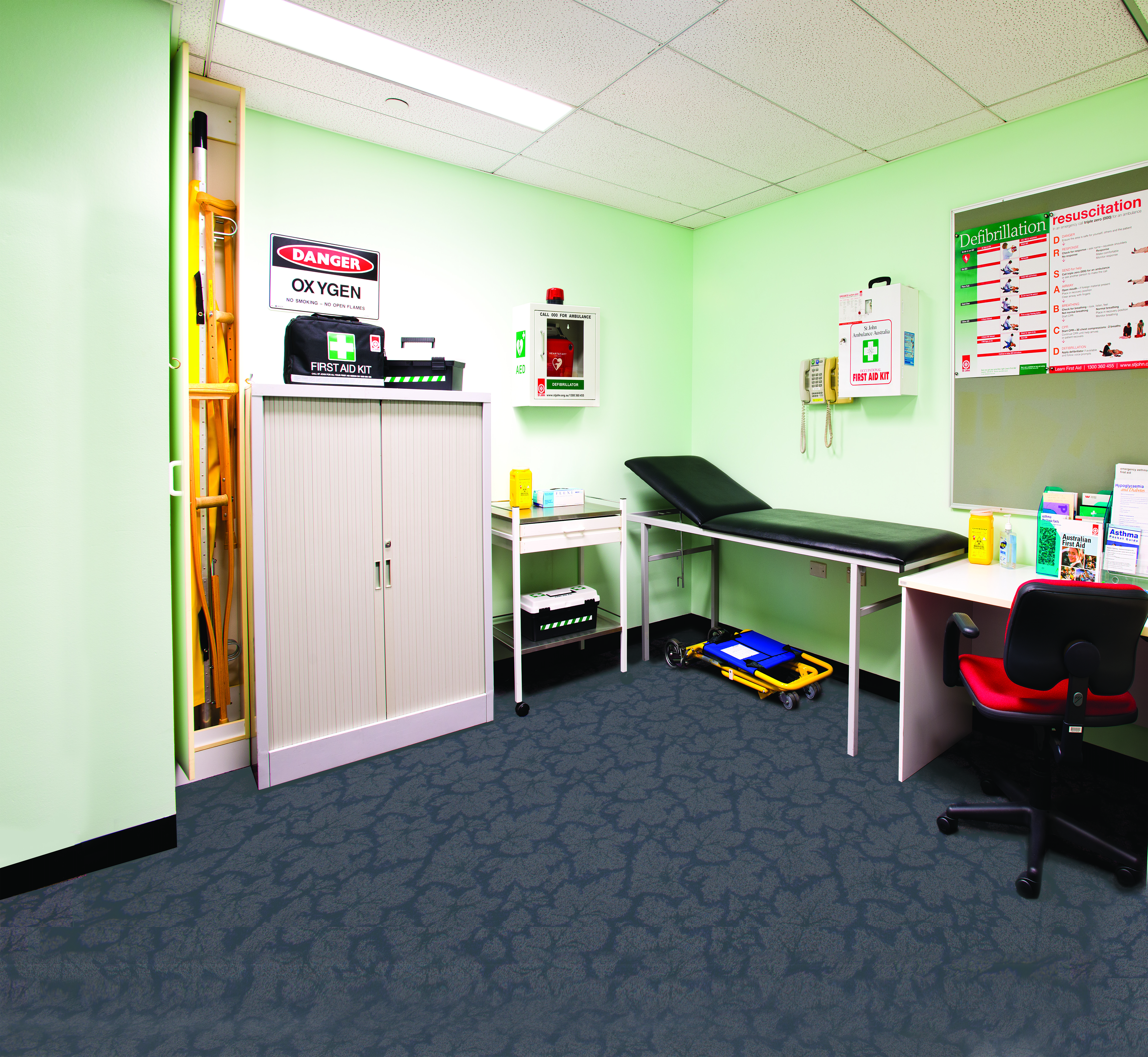 St John first aid room