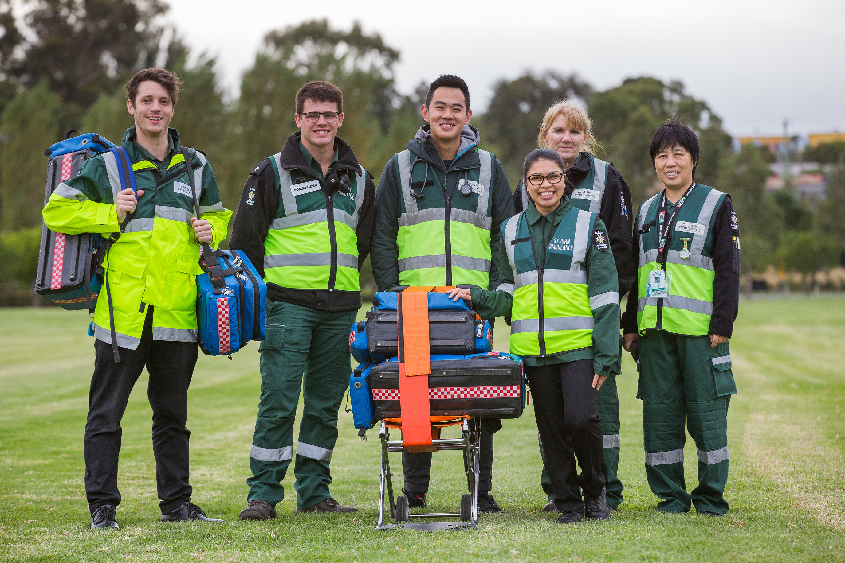 st john first aid at events volunteers