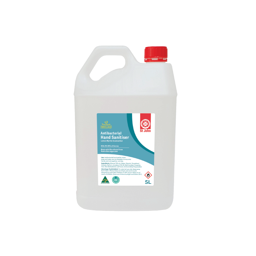 Antibacterial Hand Sanitiser Gel - 5L
