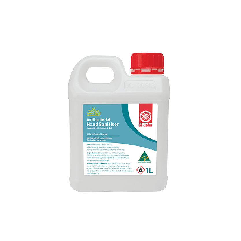 Antibacterial Hand Sanitiser Gel - 1L