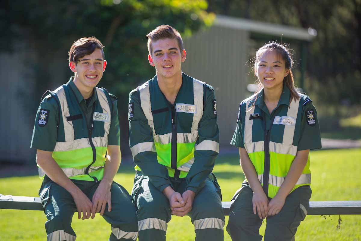 st john first aid at events volunteers youth