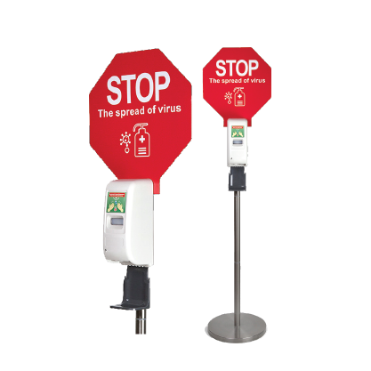 Freestanding Hand Sanitiser Station - 500ml and 1L